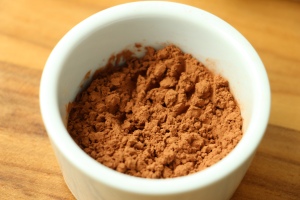 Unsweetend cocoa powder.